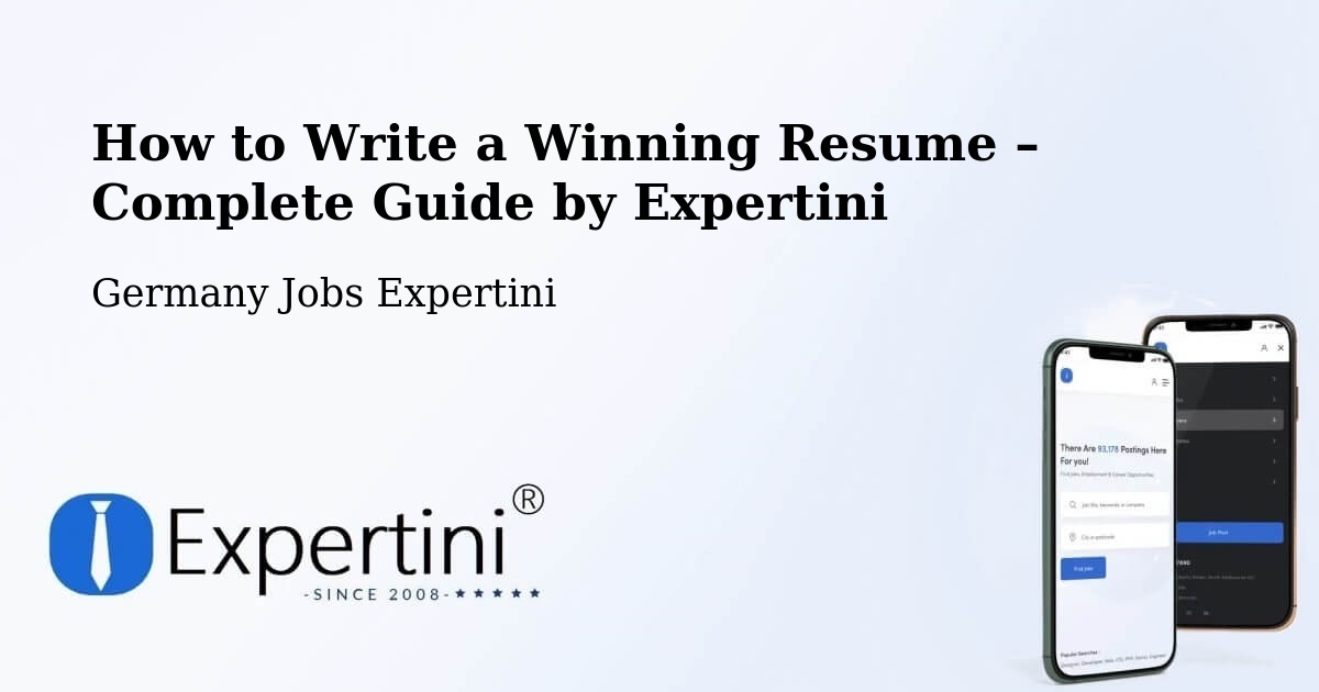 Resume Writing Guide for Job Seekers – Kleinheubach - Kleinheubach, Germany Jobs Expertini